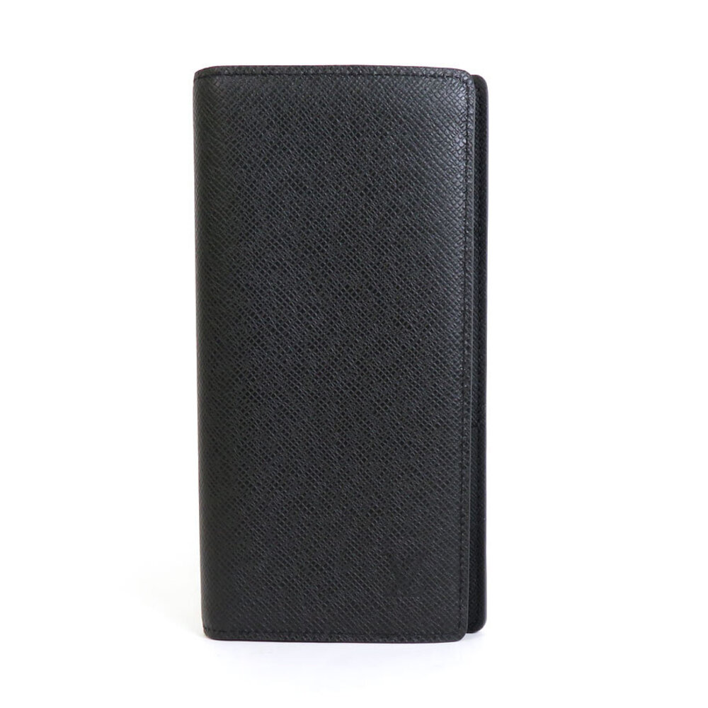 Louis Vuitton Bi fold long wallet Taiga Portefeuille Brazza Ardoise